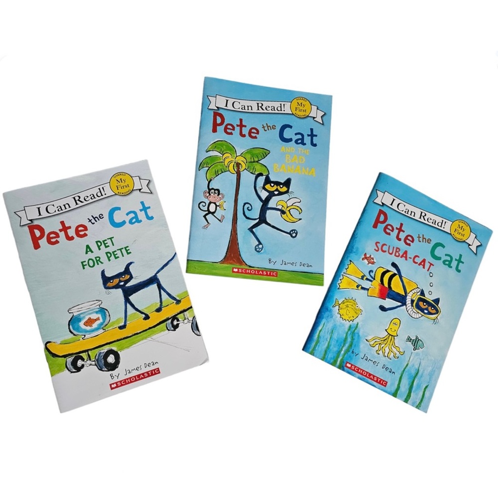 Set of 3 Pete the Cat Books I Can Read! My First Shared Reading